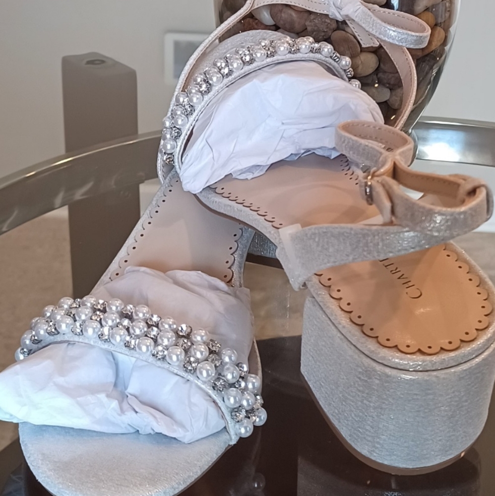 Silver heels